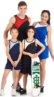 AQS01 - ADULTS UNISEX SPORTS SINGLET