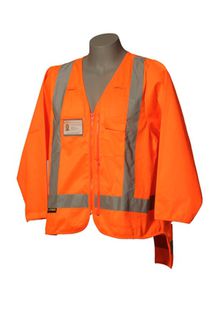 HI VIS DAY/NIGHT DUAL ZIP LONG SLEEVE VEST