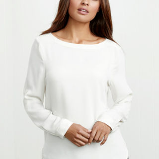 S828LL - LADIES MADISON BOATNECK BLOUSE