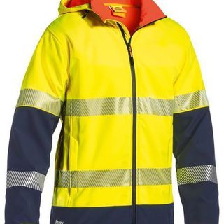 BISLEY HI VIS RIPSTOP BONDED FLEECE JACKET