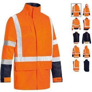 BISLEY TAPED TTMC-W 5 N 1 RAIN JACKET