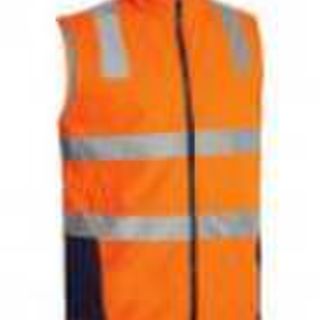 BISLEY TAPED HI VIS SOFT SHELL VEST