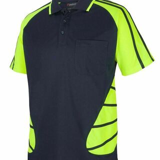 HI VIS S/S SPIDER POLO